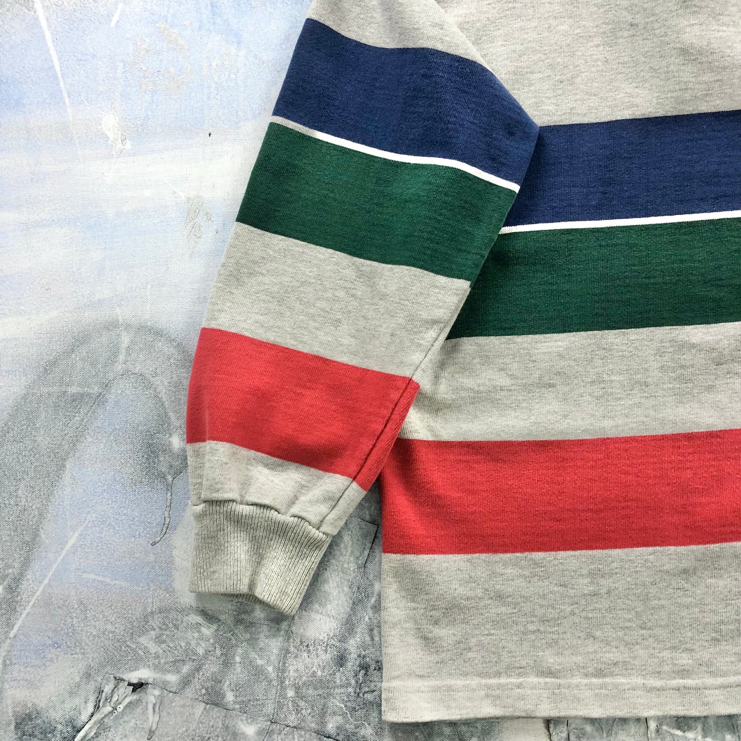 Vintage 90s Barbarian Rugby Long Sleeve Polo Shirt XL