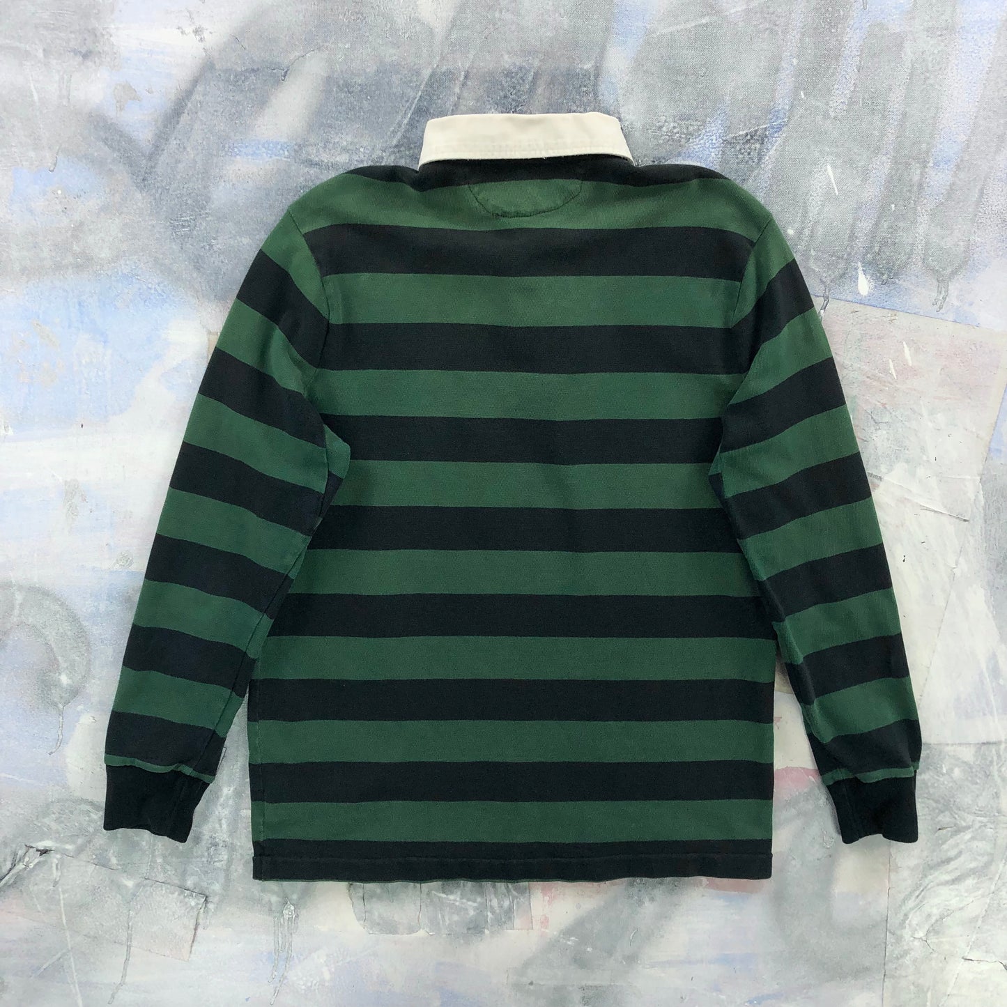 Vintage Polo Ralph Lauren Striped Long Sleeve Polo Shirt M