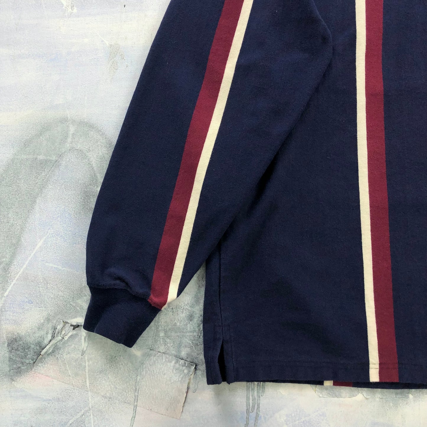 Vintage Polo Ralph Lauren Striped Long Sleeve Polo Shirt L