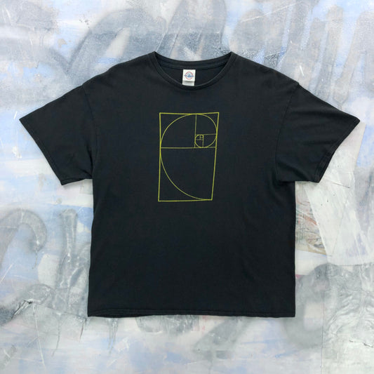 Vintage Golden Ratio Fibonacci Sequence T Shirt XL