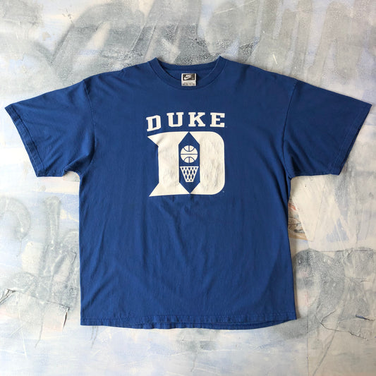 Vintage USA Nike Duke University Blue Devils Basketball T Shirt XL