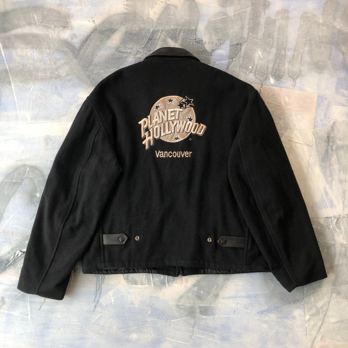 Planet Hollywood Harrington Wool Zip Jacket XL
