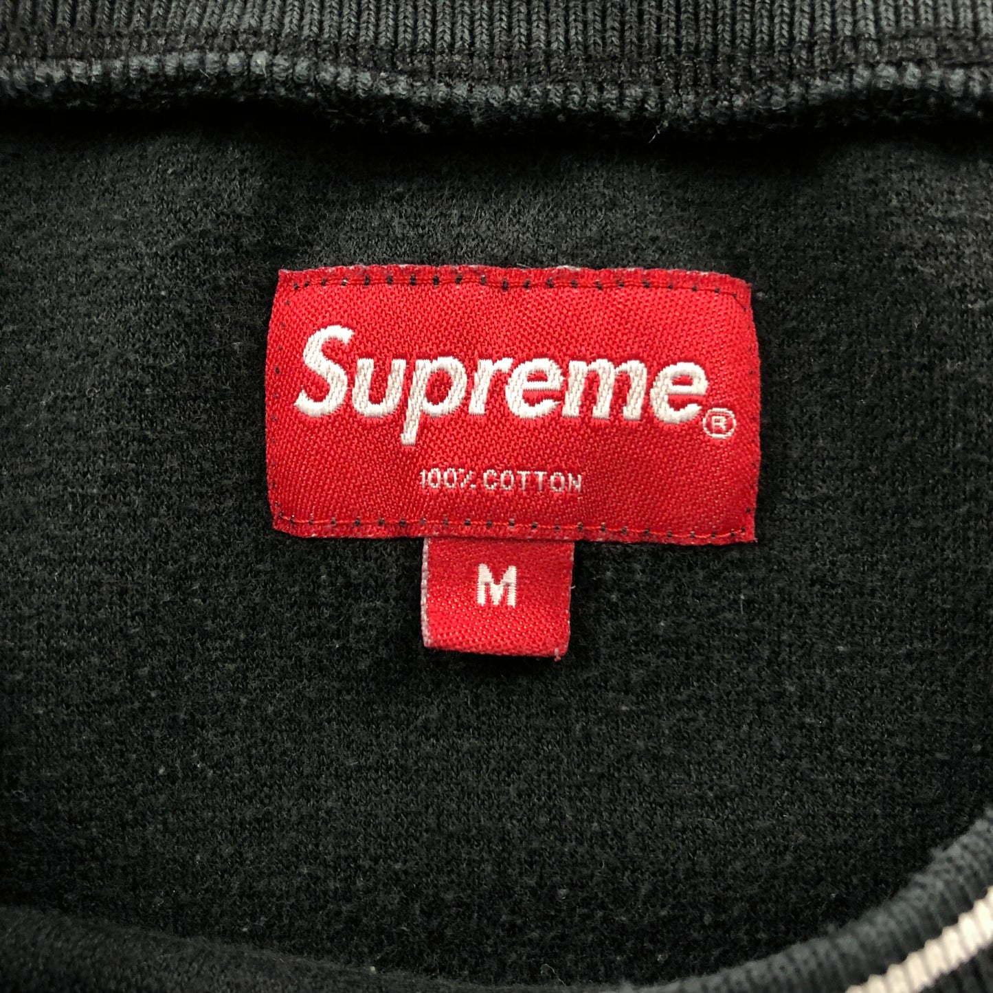 Vintage Supreme New York Waffle Knit Crewneck T Shirt M
