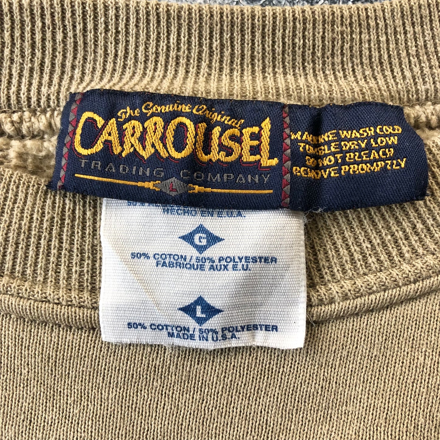 Vintage USA Budweiser The Famous Clydesdales Crewneck Sweatshirt L