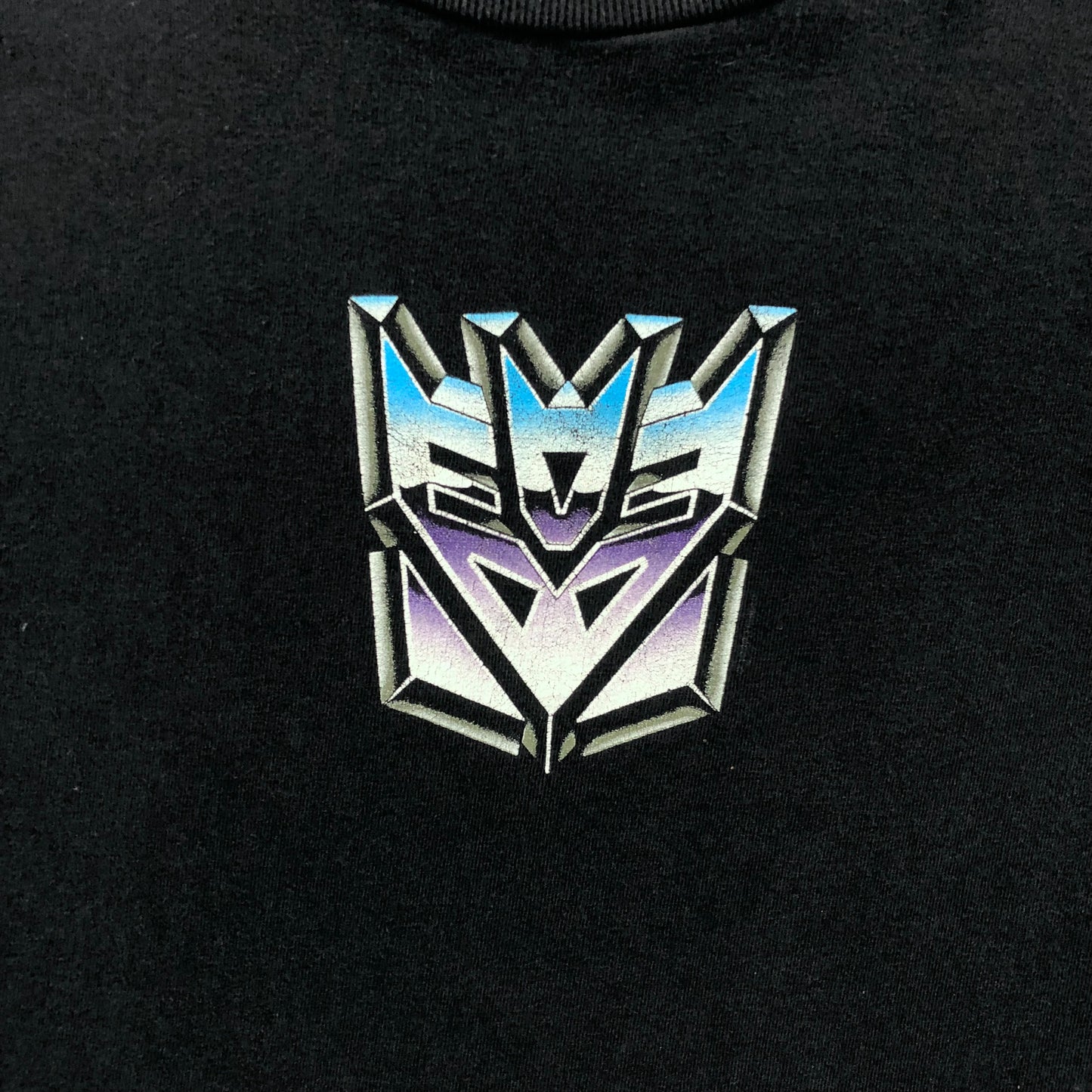 Vintage Transformers Decepticon T Shirt XL