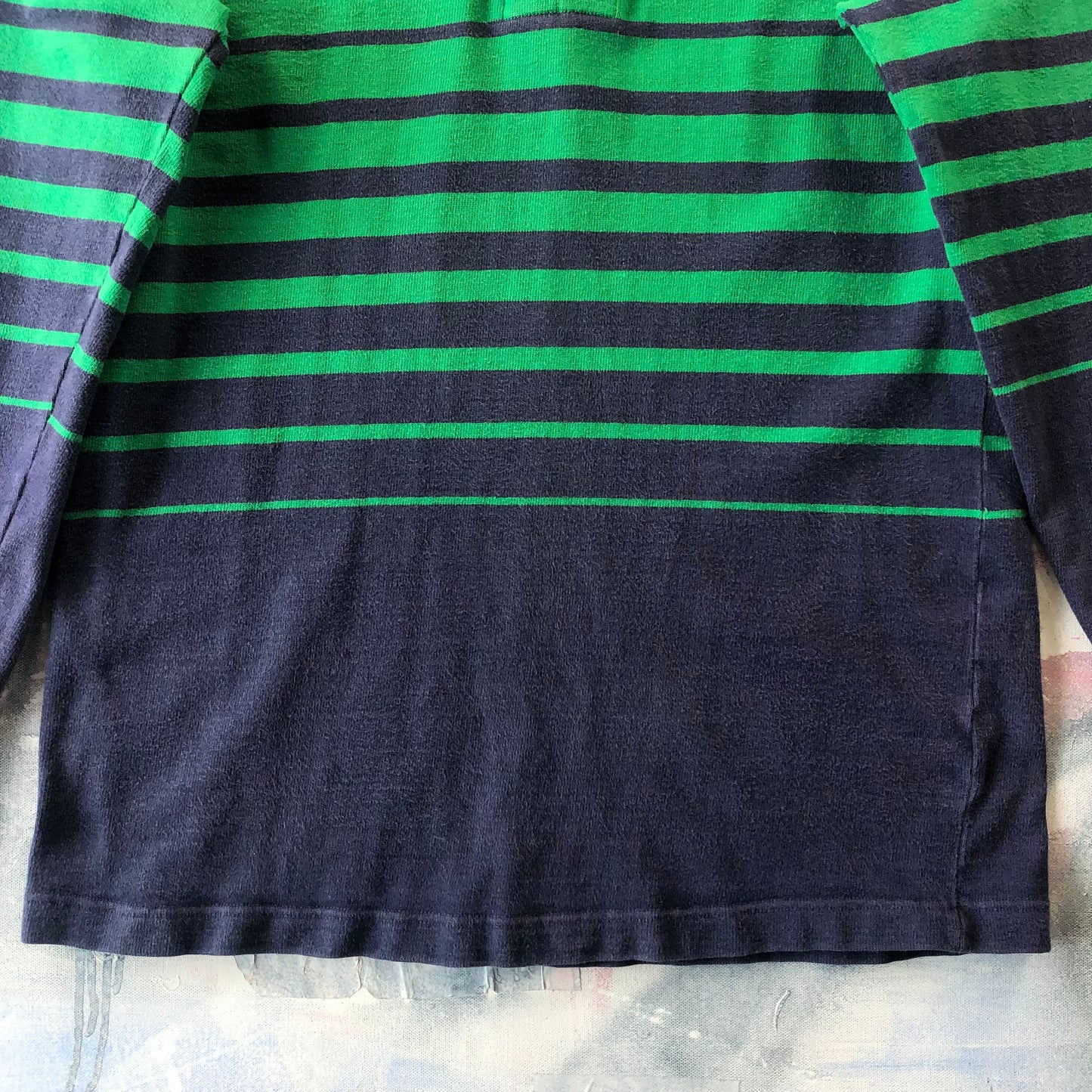 Vintage Barbarian Survivors Lambton 4C Rugby Long Sleeve Polo M