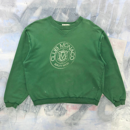 Vintage 90s Club Monaco Quality Wear Crewneck Sweatshirt L