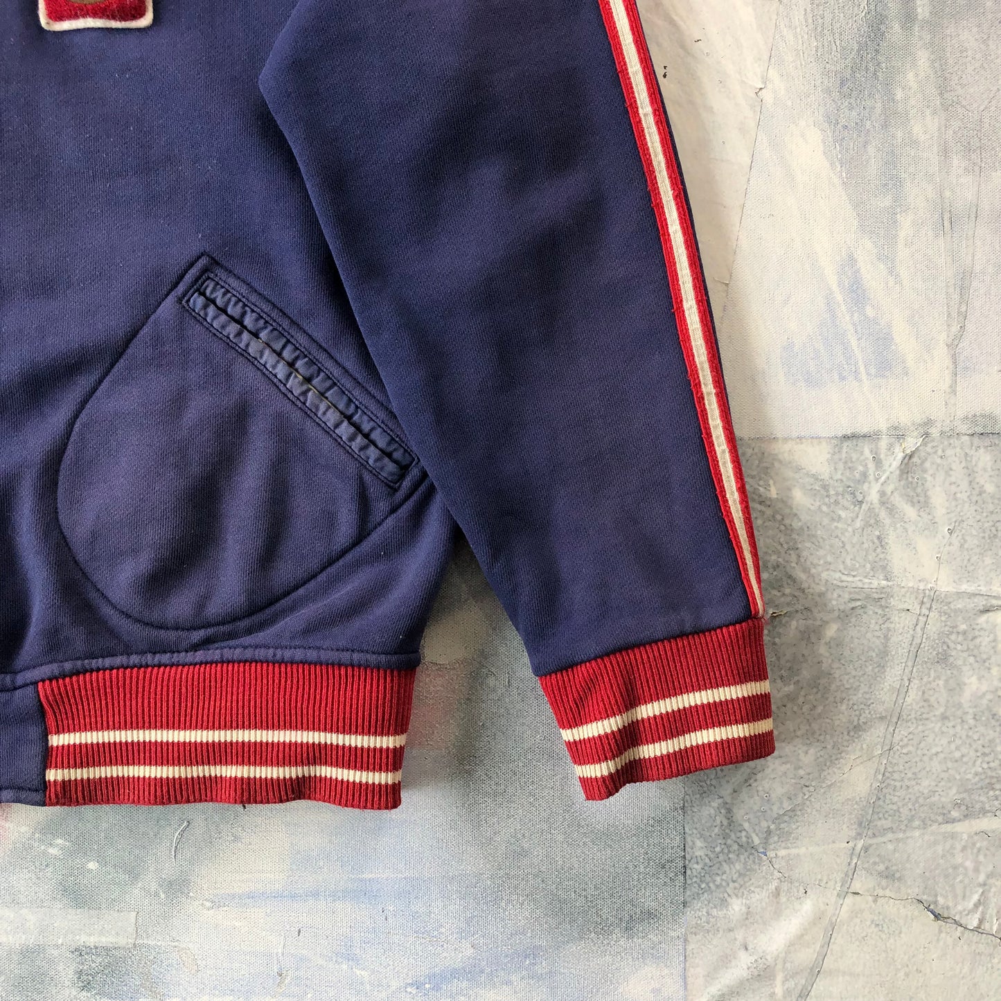 Polo Ralph Lauren New York Varsity Letterman Button Sweatshirt L