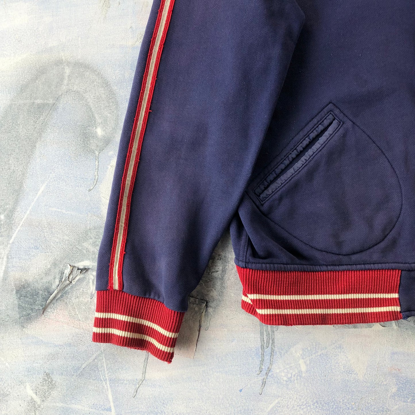 Polo Ralph Lauren New York Varsity Letterman Button Sweatshirt L