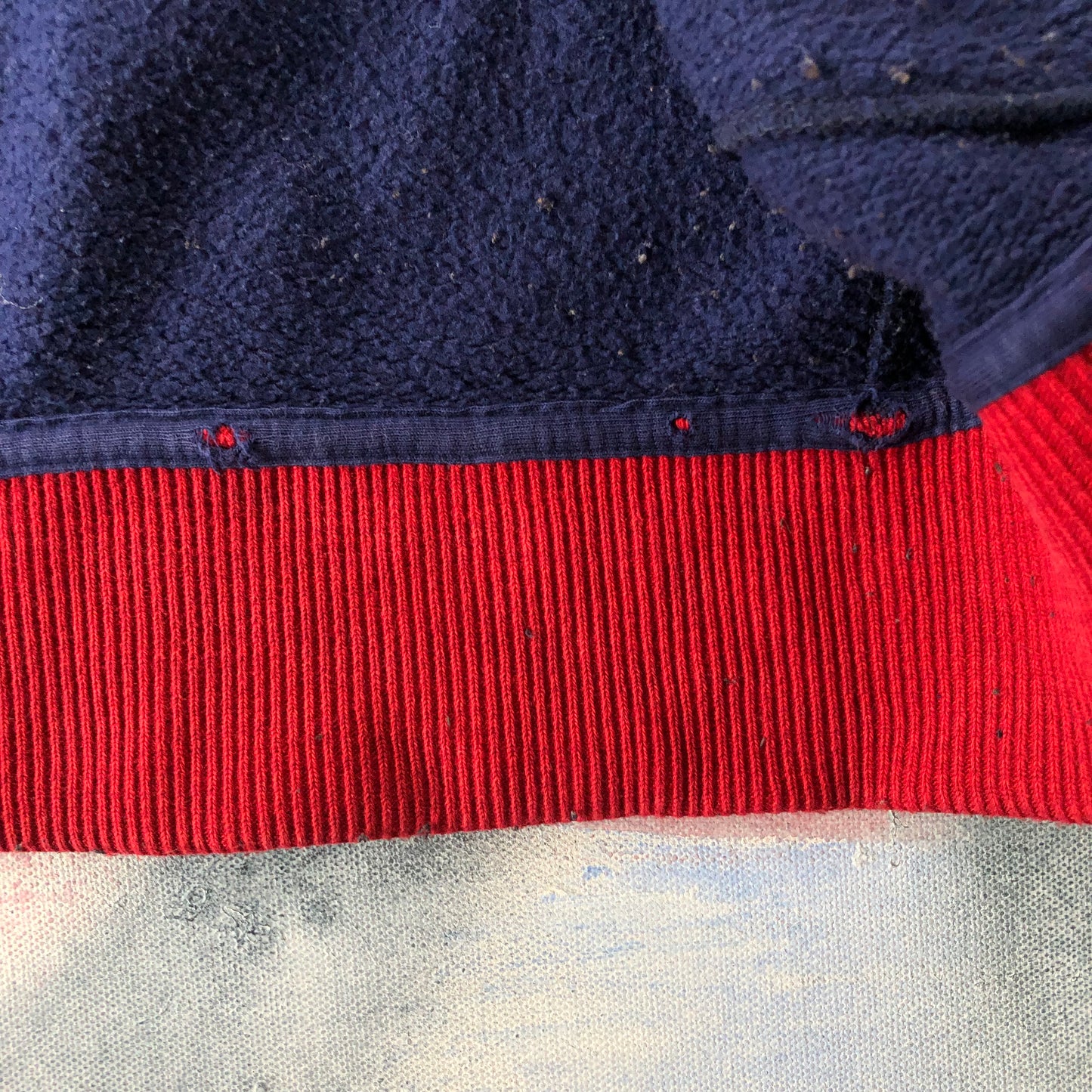 Polo Ralph Lauren New York Varsity Letterman Button Sweatshirt L