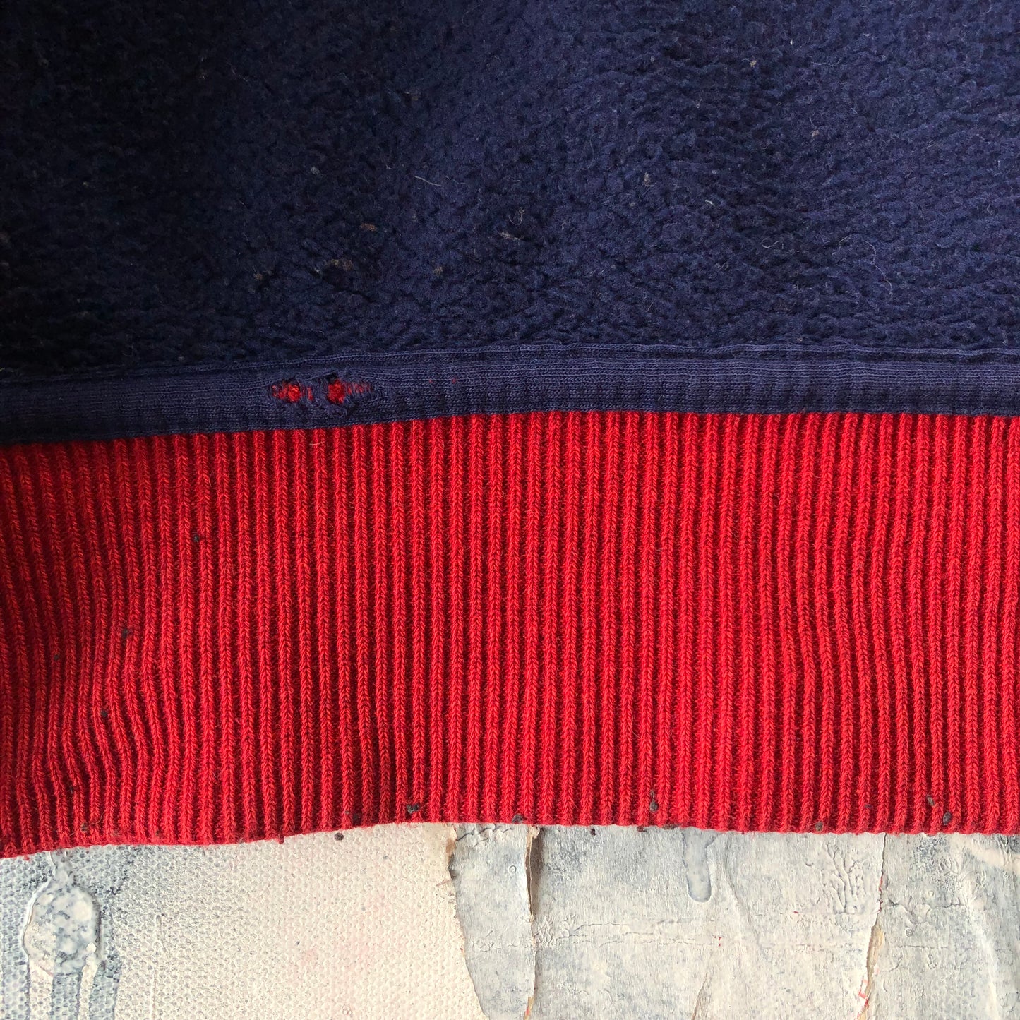 Polo Ralph Lauren New York Varsity Letterman Button Sweatshirt L