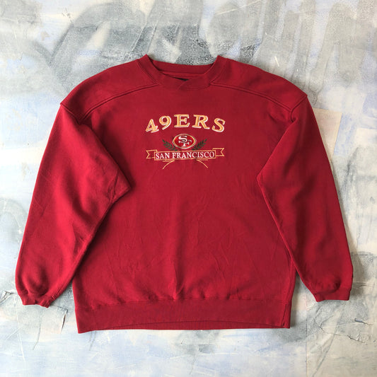 Vintage Starter NFL San Francisco 49ers Emroided Crewneck Sweatshirt XL