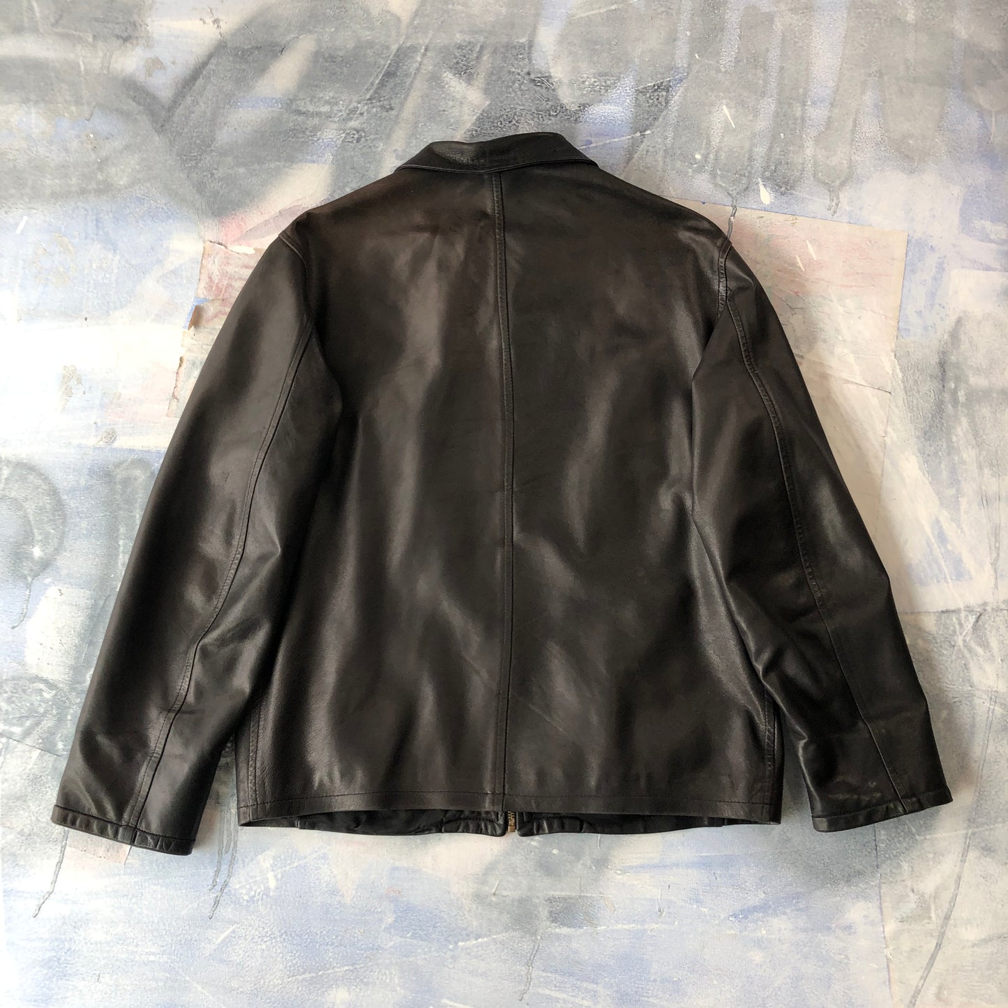 Pellicerria Made Leather Zip Jacket XL