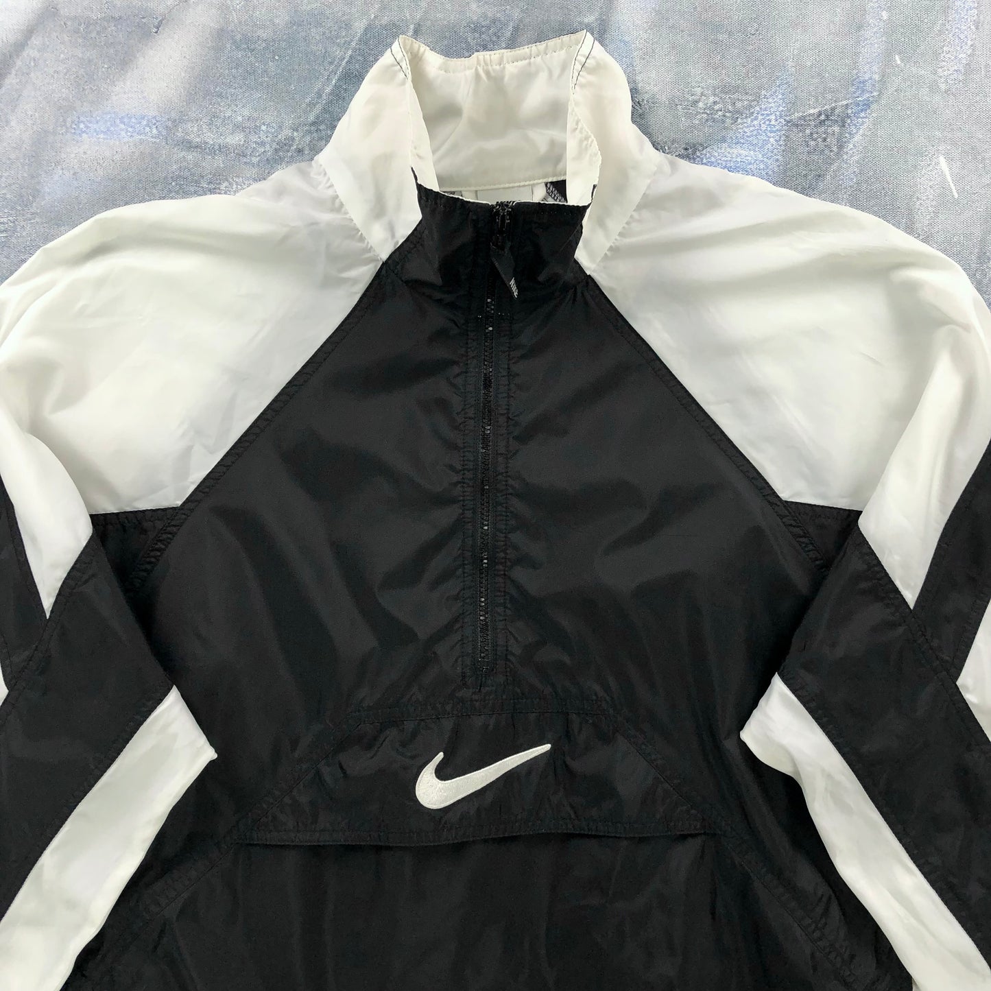 Vintage 90s Nike Quarter Zip Windbreaker Jacket L