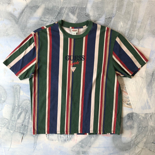 Vintage Guess Originals Striped T Shirt M