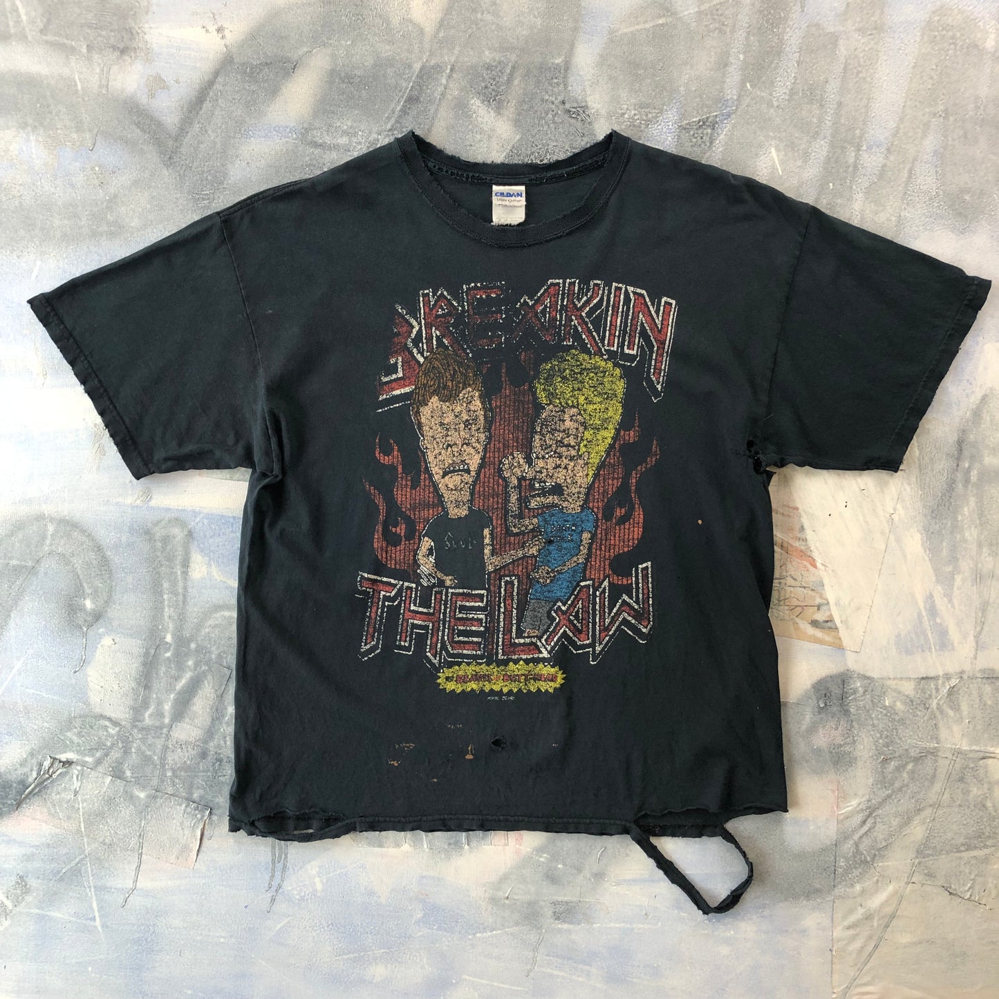 Vintage Beavis & Butthead Breakin The Law T Shirt XL