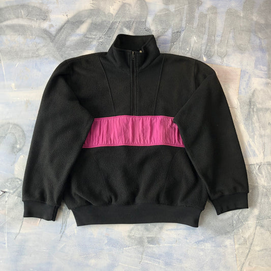 Sun Sations Sports Wear Quarter Zip Fleece Sweatshirt XXL