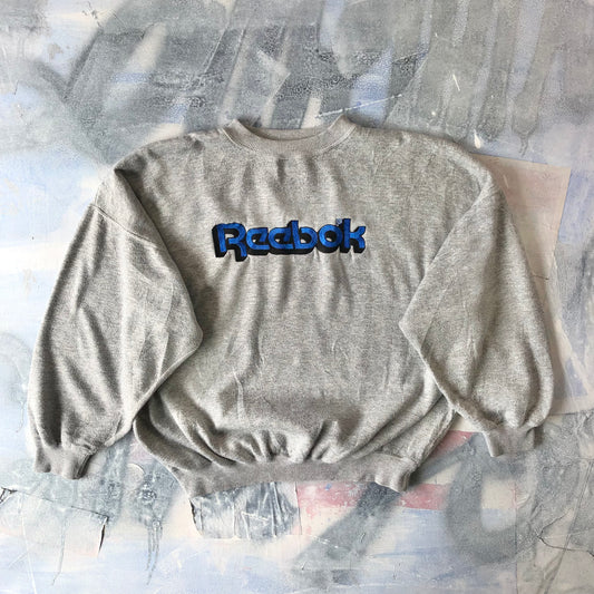 Vintage 80s Reebok Sport Emroided Crewneck Sweatshirt L