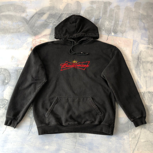 Budweiser 90s Embroided Hoodie Sweatshirt XL
