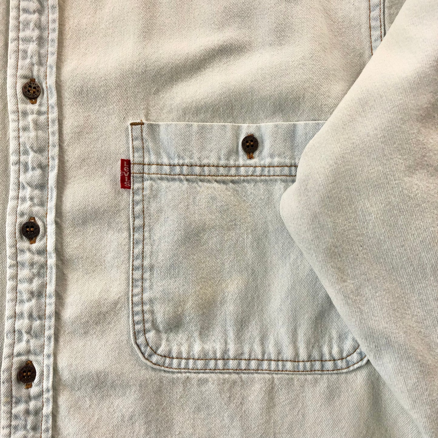 Vintage Levis Denim Button Shirt L