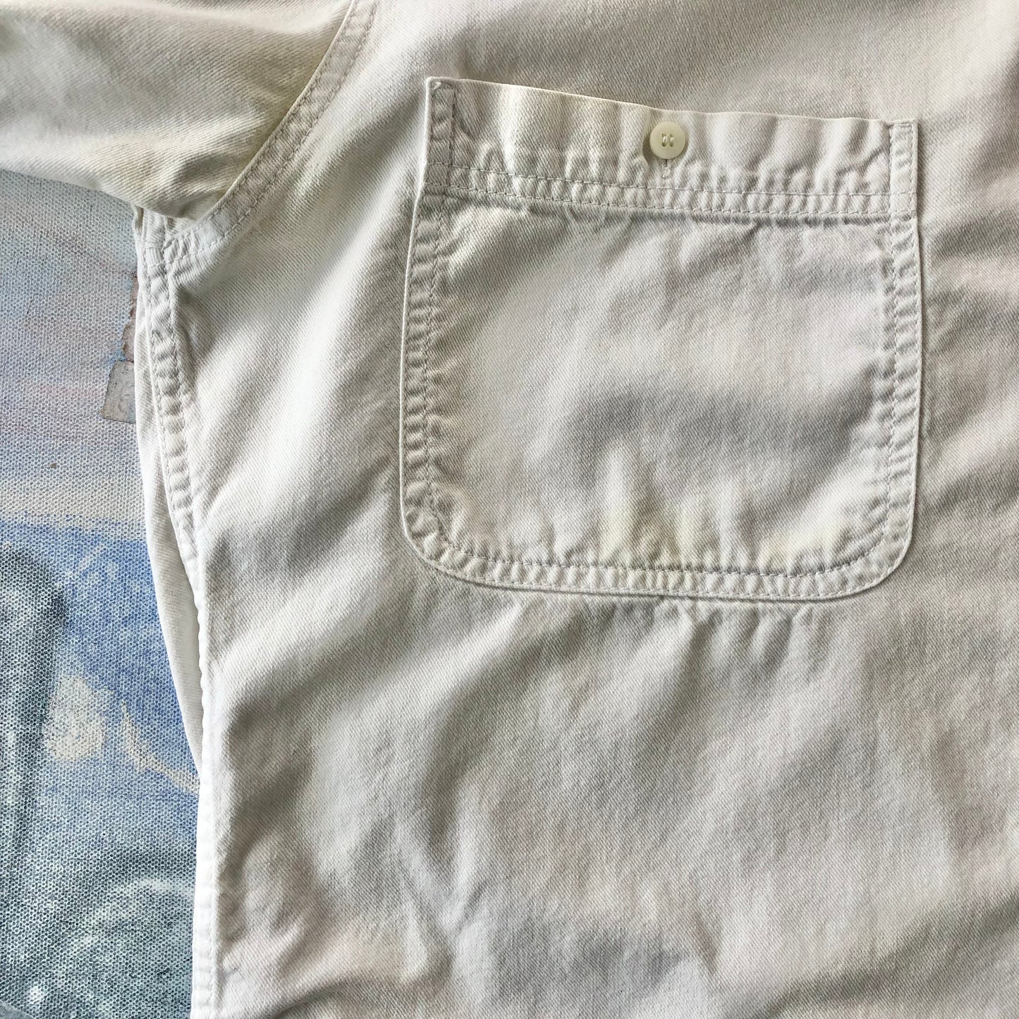 Vintage Levis Denim Button Shirt L