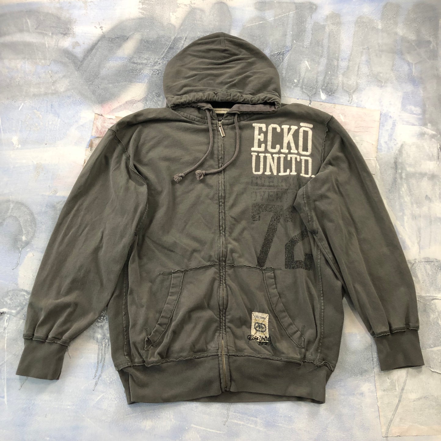 Ecko Unlimited 90s Zip Hoodie Sweatshirt XL