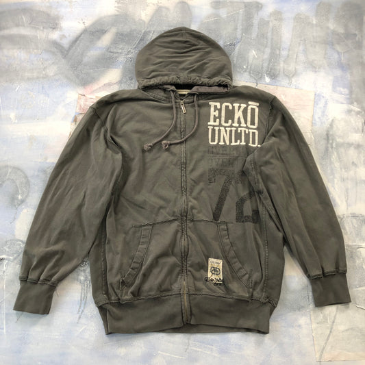 Ecko Unlimited 90s Zip Hoodie Sweatshirt XL