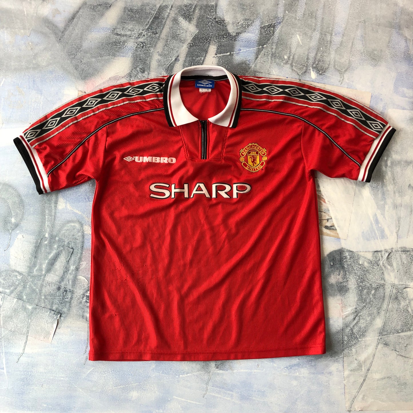Umbro Manchester United 90s Home Jersey L