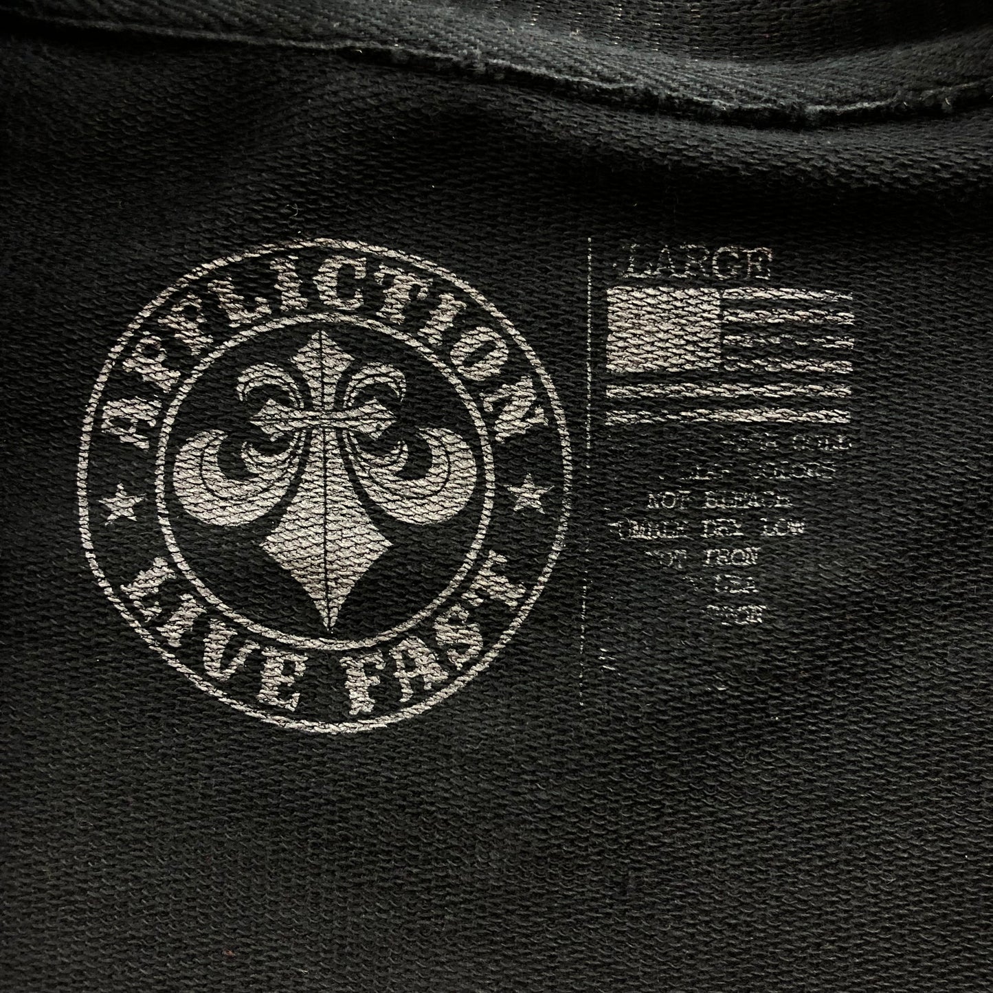 Vintage Y2K Affliction Live Fast Full Zip Sweatshirt L