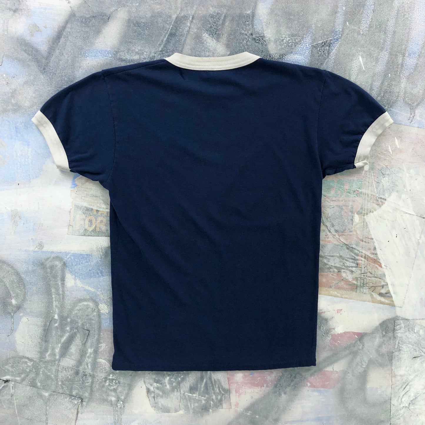 Vintage Calgary Police Single Stitch Ringer T Shirt L