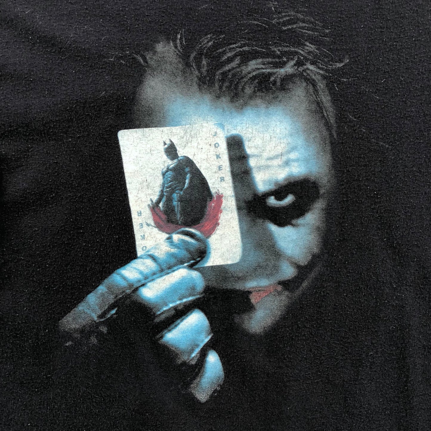 Vintage The Dark Knight Joker Card T Shirt L