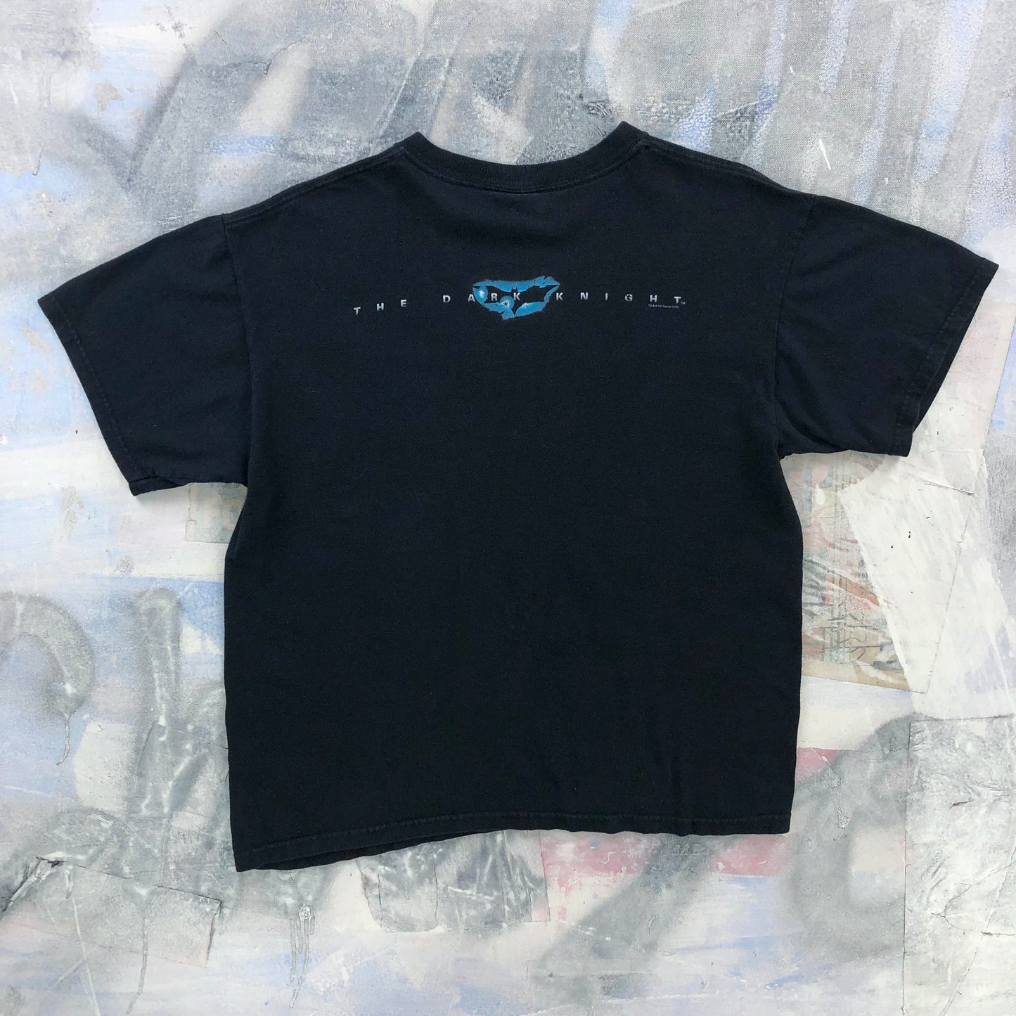 Vintage The Dark Knight Joker Card T Shirt L