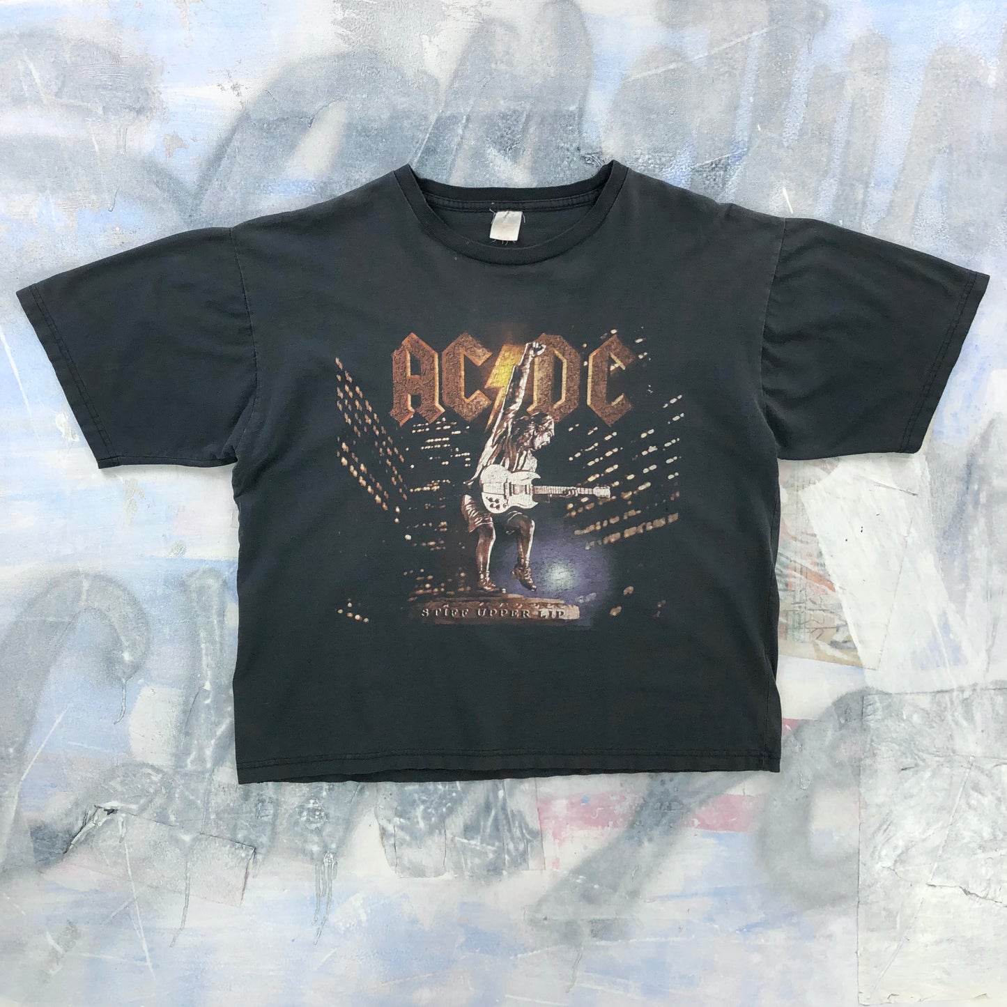 Vintage ACDC Stiff Upper Lip T Shirt XL