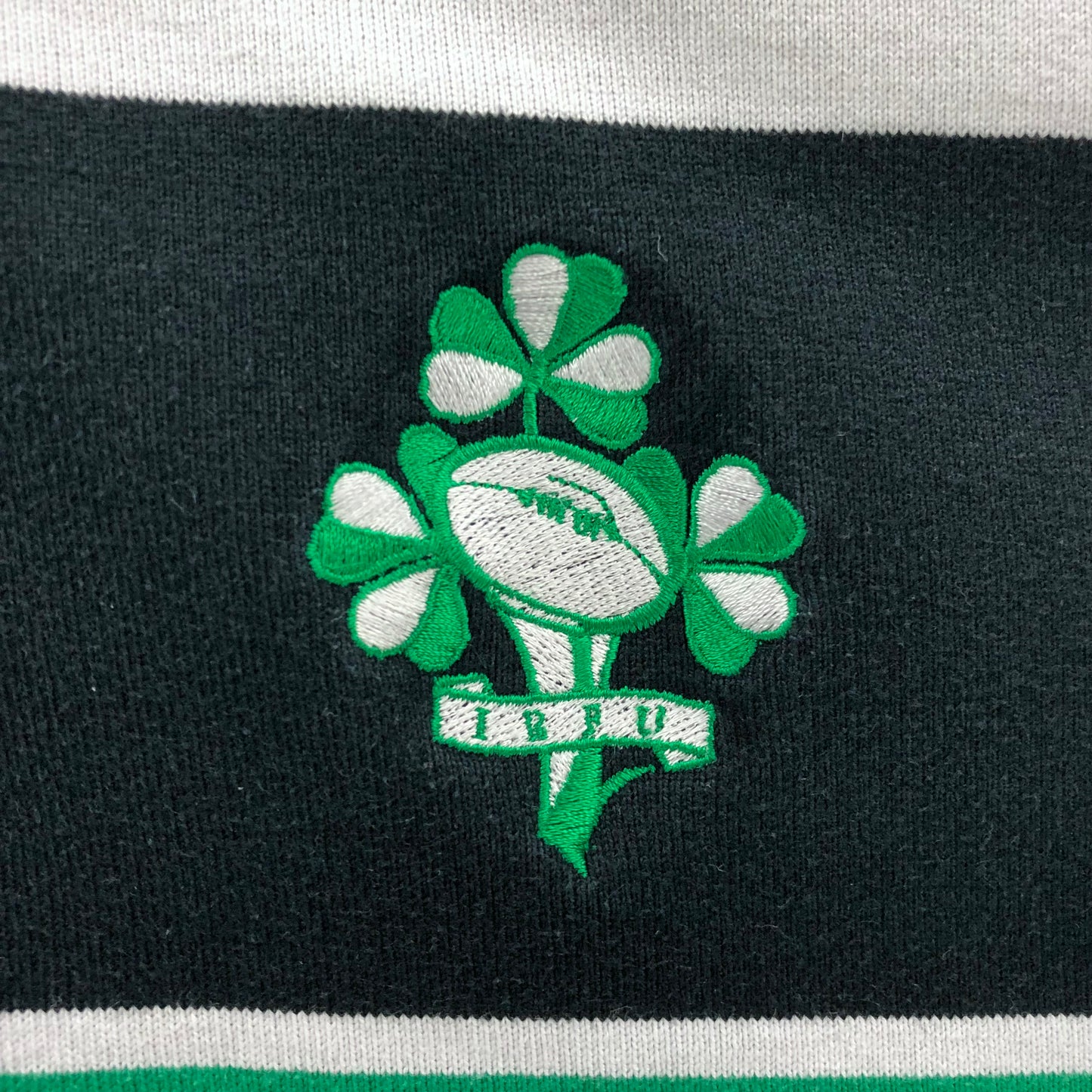Vintage Ireland Rugby Polo Shirt L