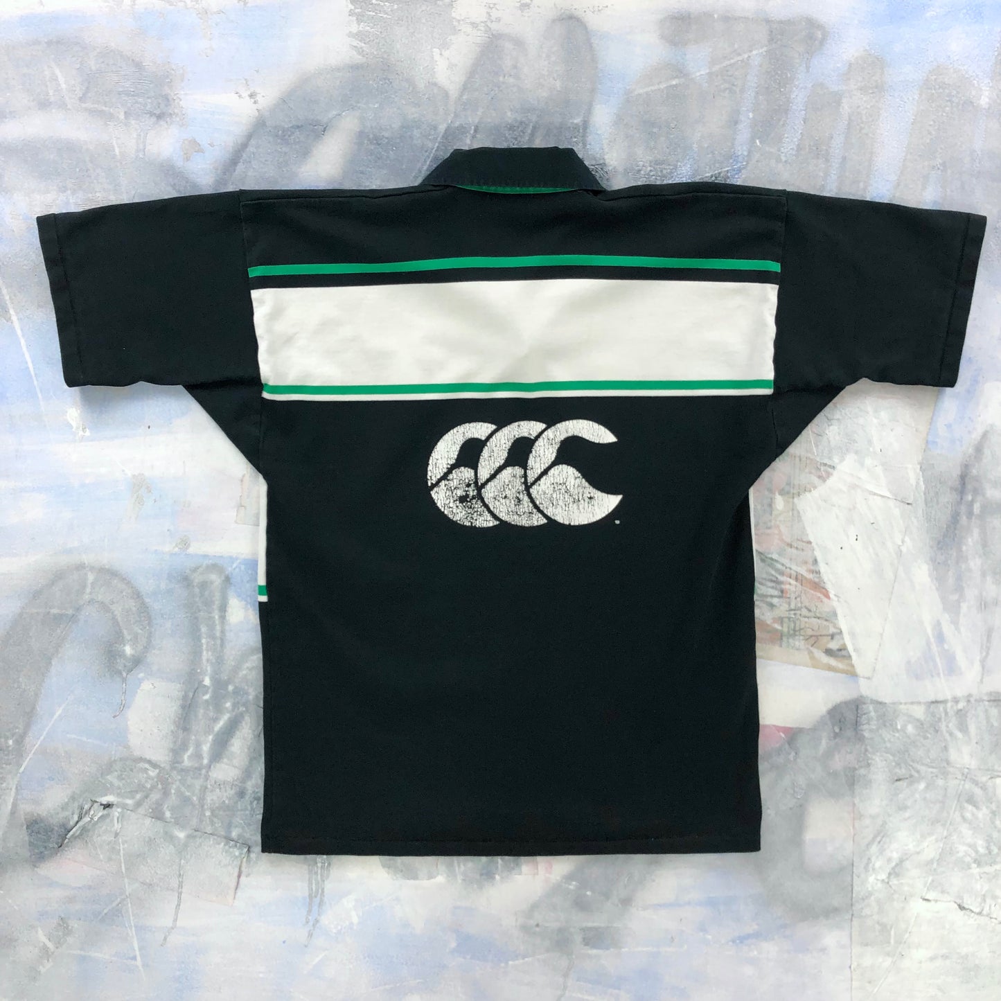 Vintage Ireland Rugby Polo Shirt L