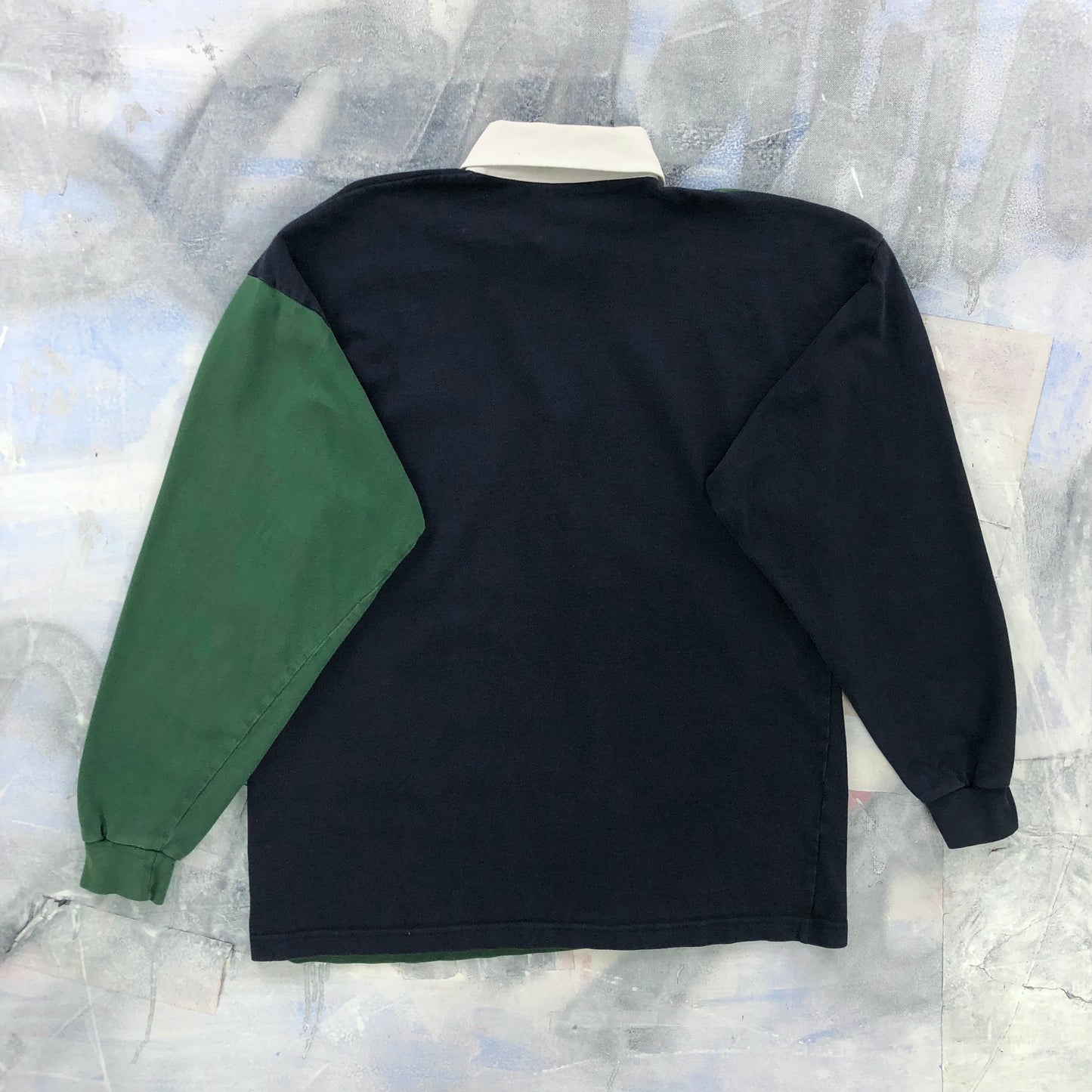 Vintage Scotland Rugby Long Sleeve Polo Shirt XL