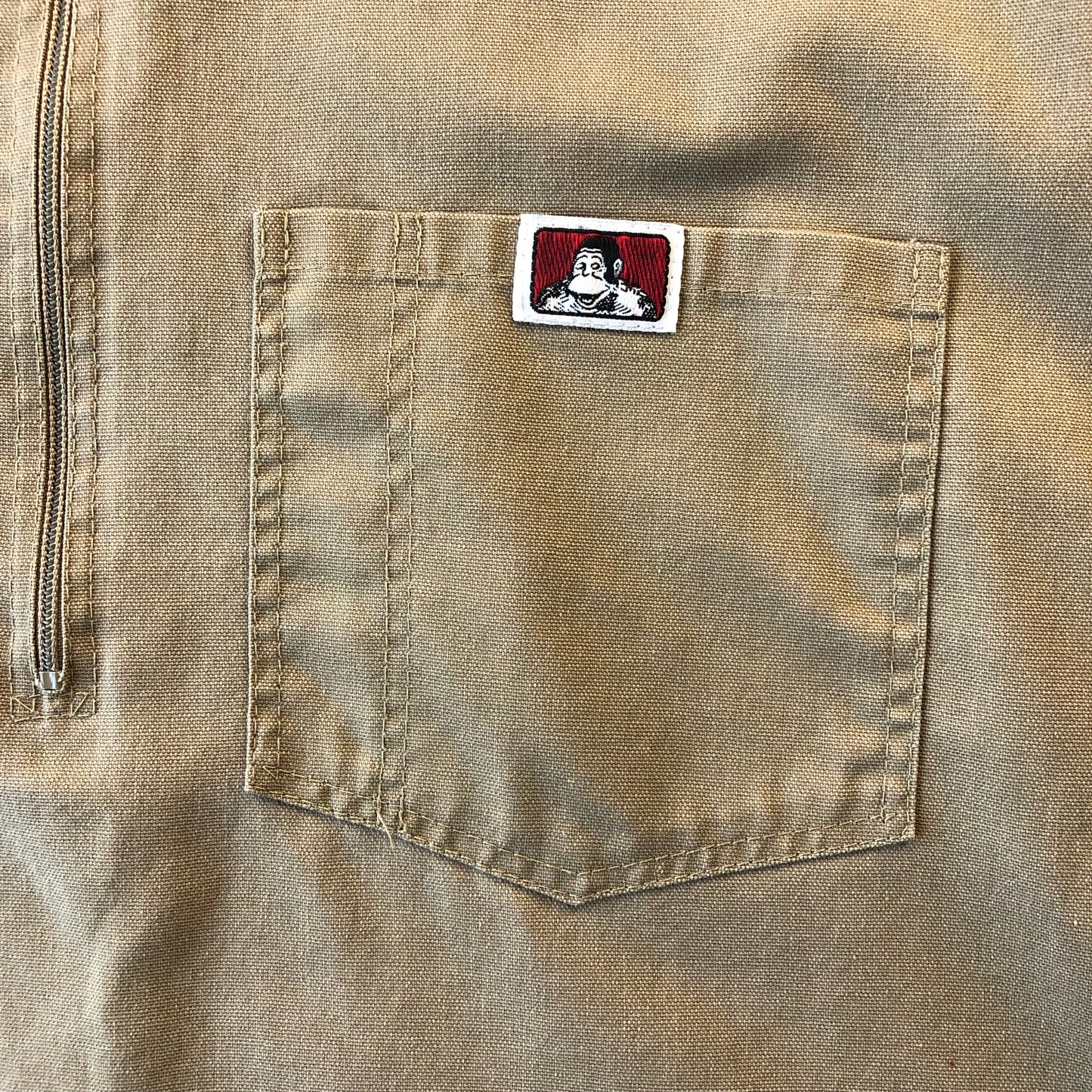 Vintage USA Ben Davis Quarter Zip Workwear Shirt XL