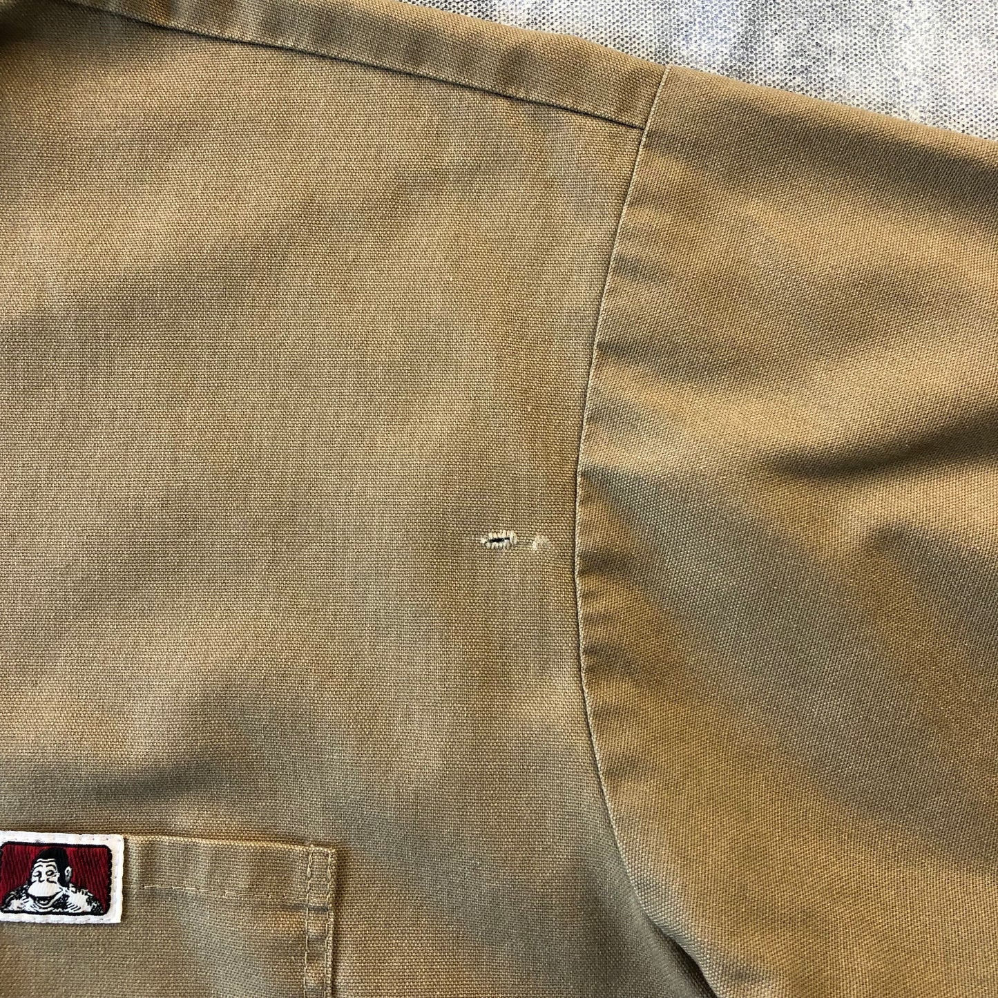 Vintage USA Ben Davis Quarter Zip Workwear Shirt XL