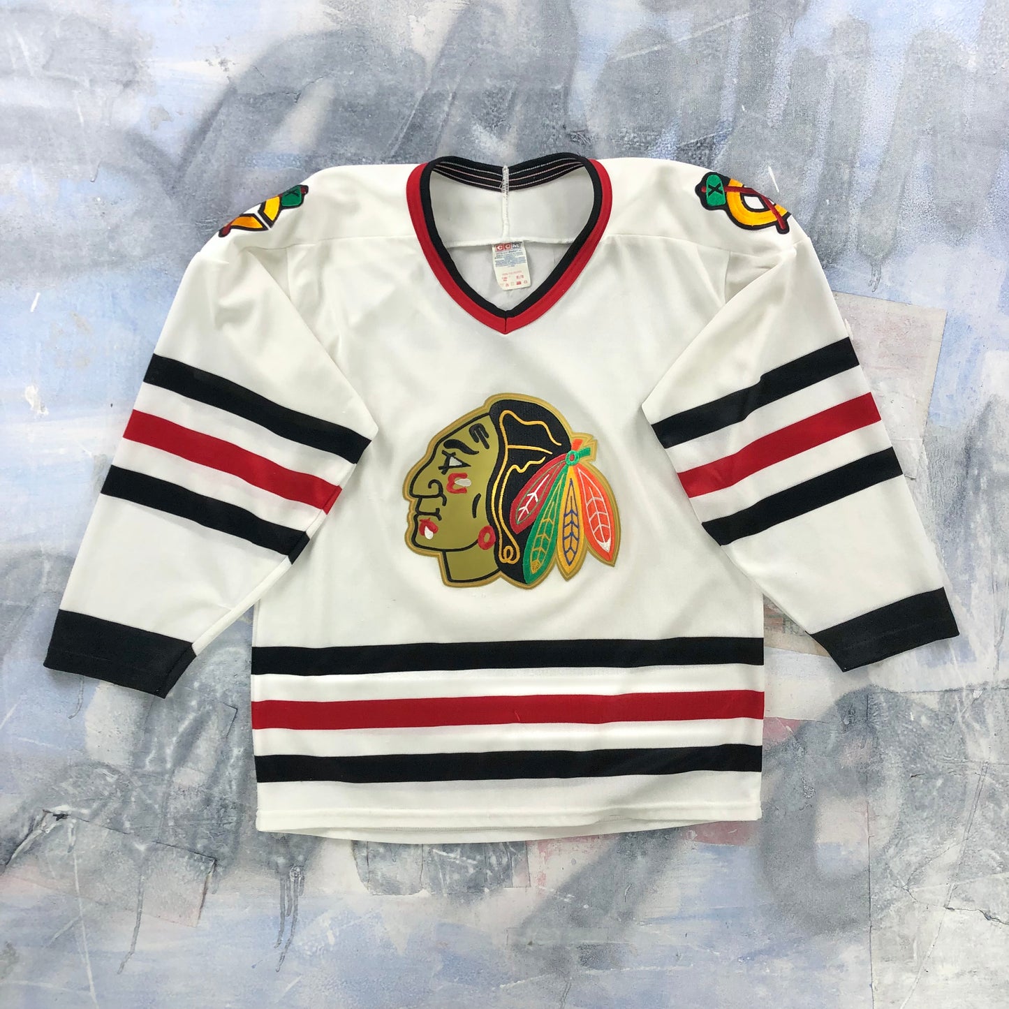 Vintage CCM NHL Chicago Blackhawks Jersey M