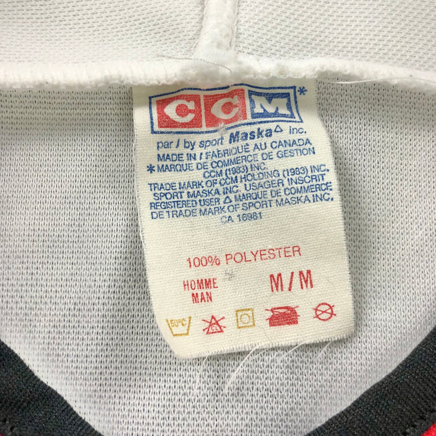 Vintage CCM NHL Chicago Blackhawks Jersey M