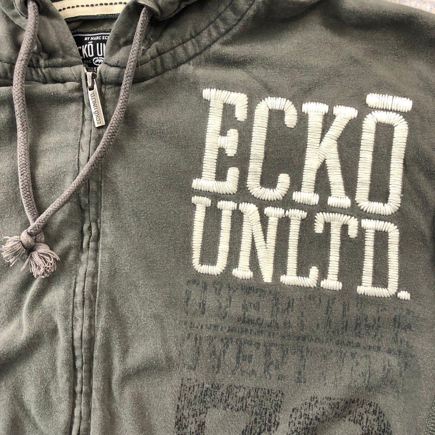 Ecko Unlimited 90s Zip Hoodie Sweatshirt XL