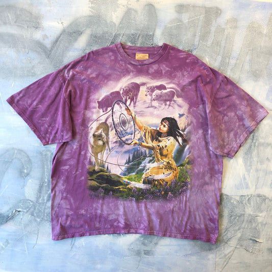 Vintage The Mountain Wolves Dream Catcher T Shirt XXXL