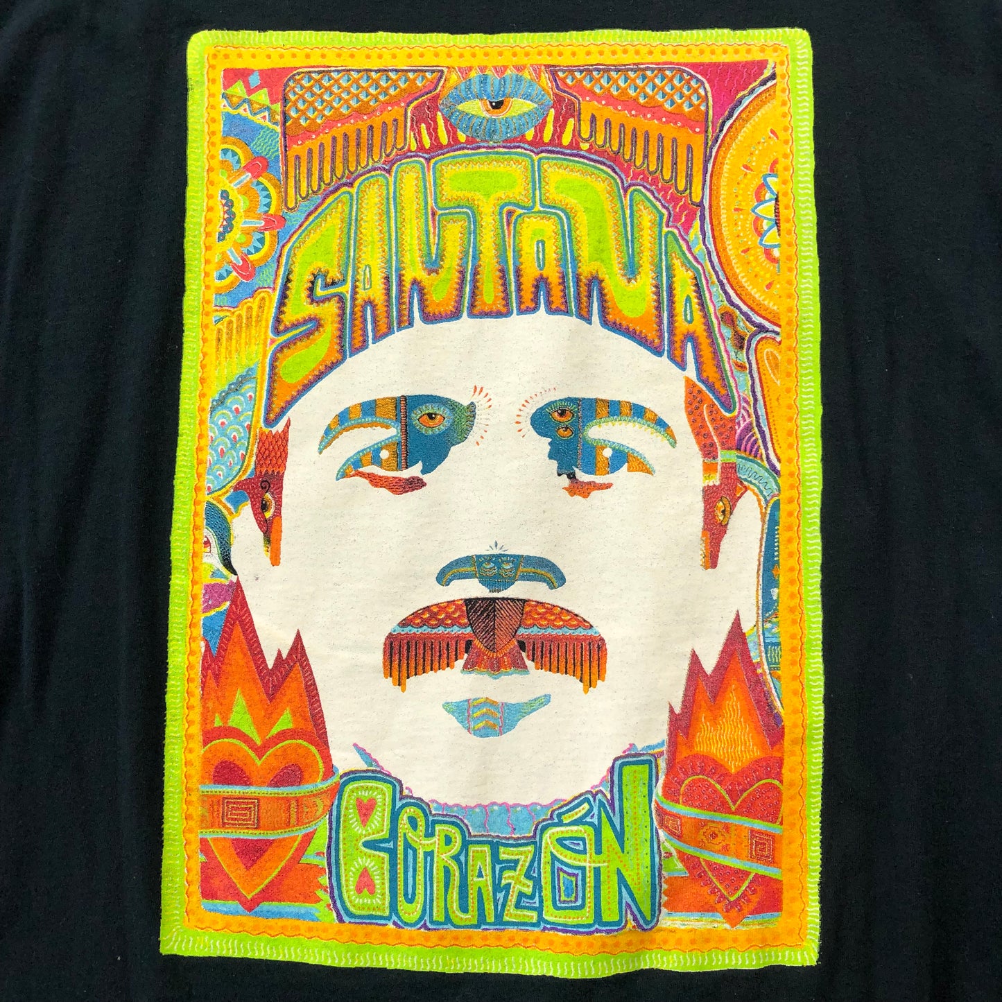 Santana Corazon Tour 2014 T Shirt XL