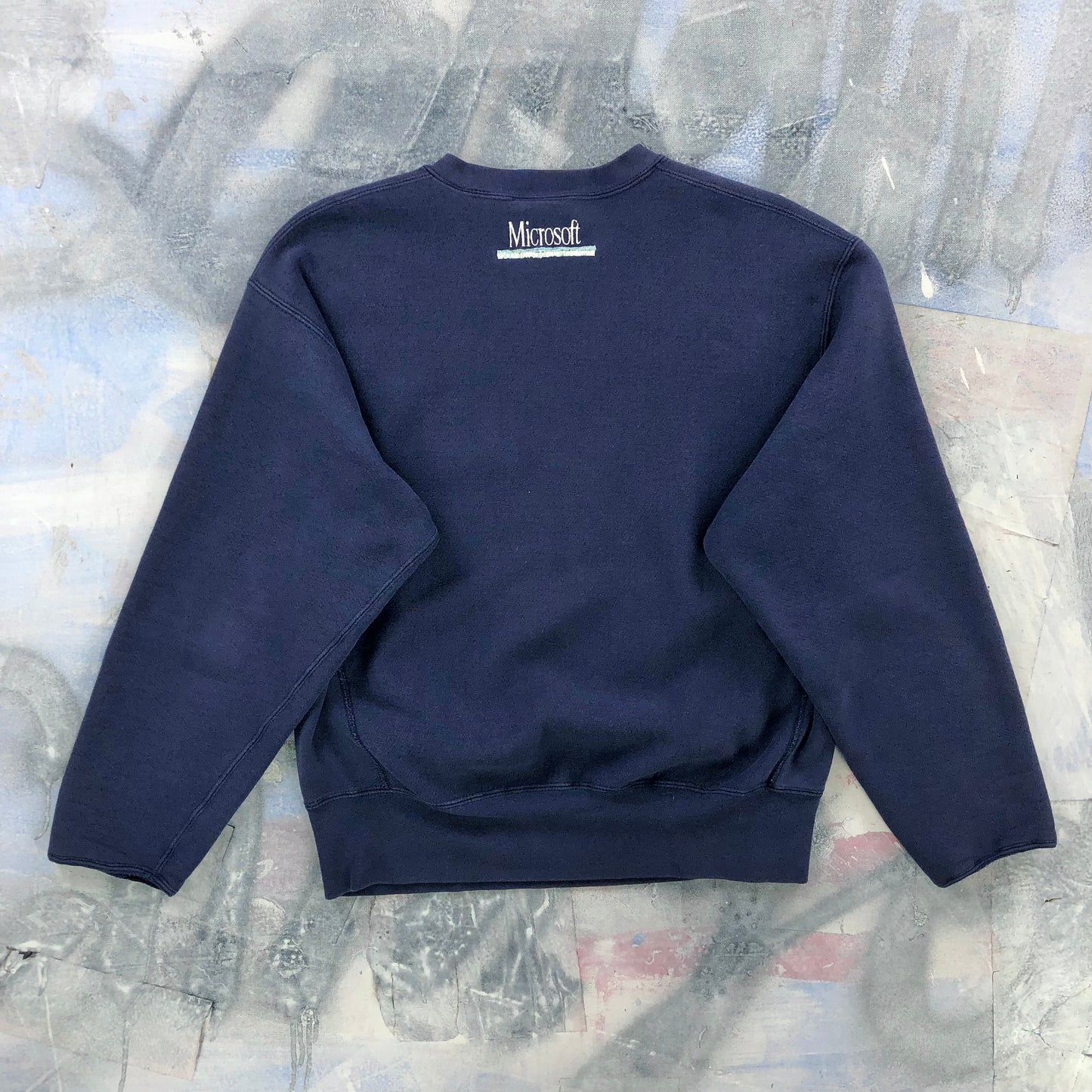Vintage USA Lee Microsoft Embroided Crewneck Sweatshirt M