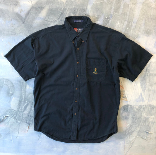 Vintage Chaps Ralph Lauren Short Sleeve Button Shirt L