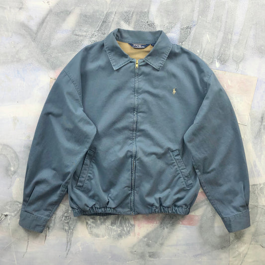 Vintage 80s Polo Ralph Lauren Harrington Bomber Zip Jacket M