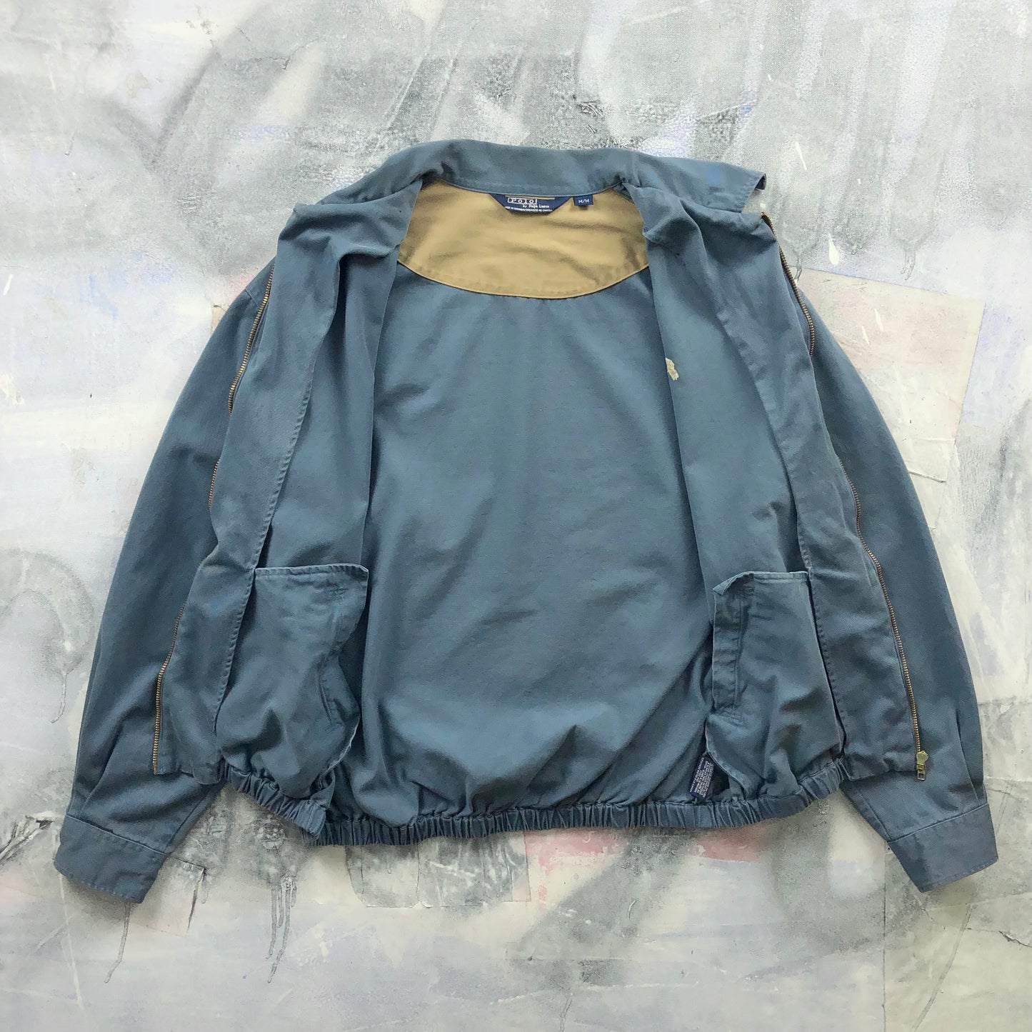 Vintage 80s Polo Ralph Lauren Harrington Bomber Zip Jacket M