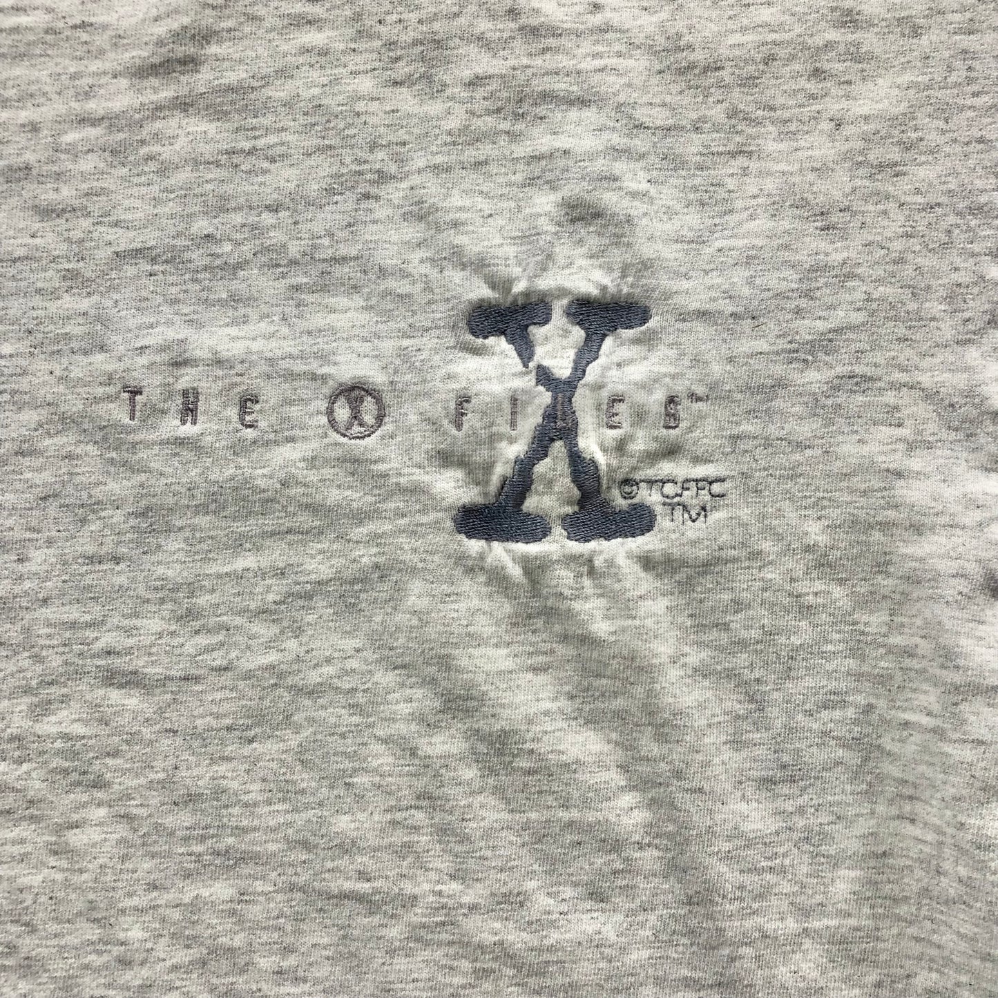 Vintage USA The X Files Embroided T Shirt L
