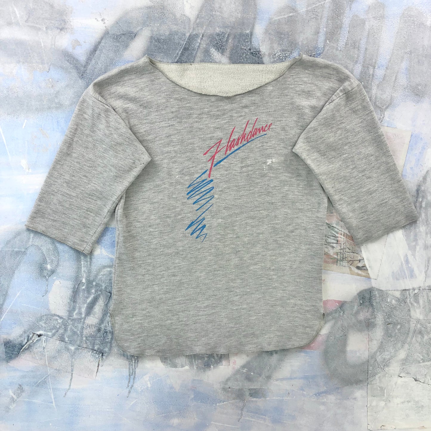 Vintage 80s Flashdance Movie Raglan Lightweight Sweatshirt M