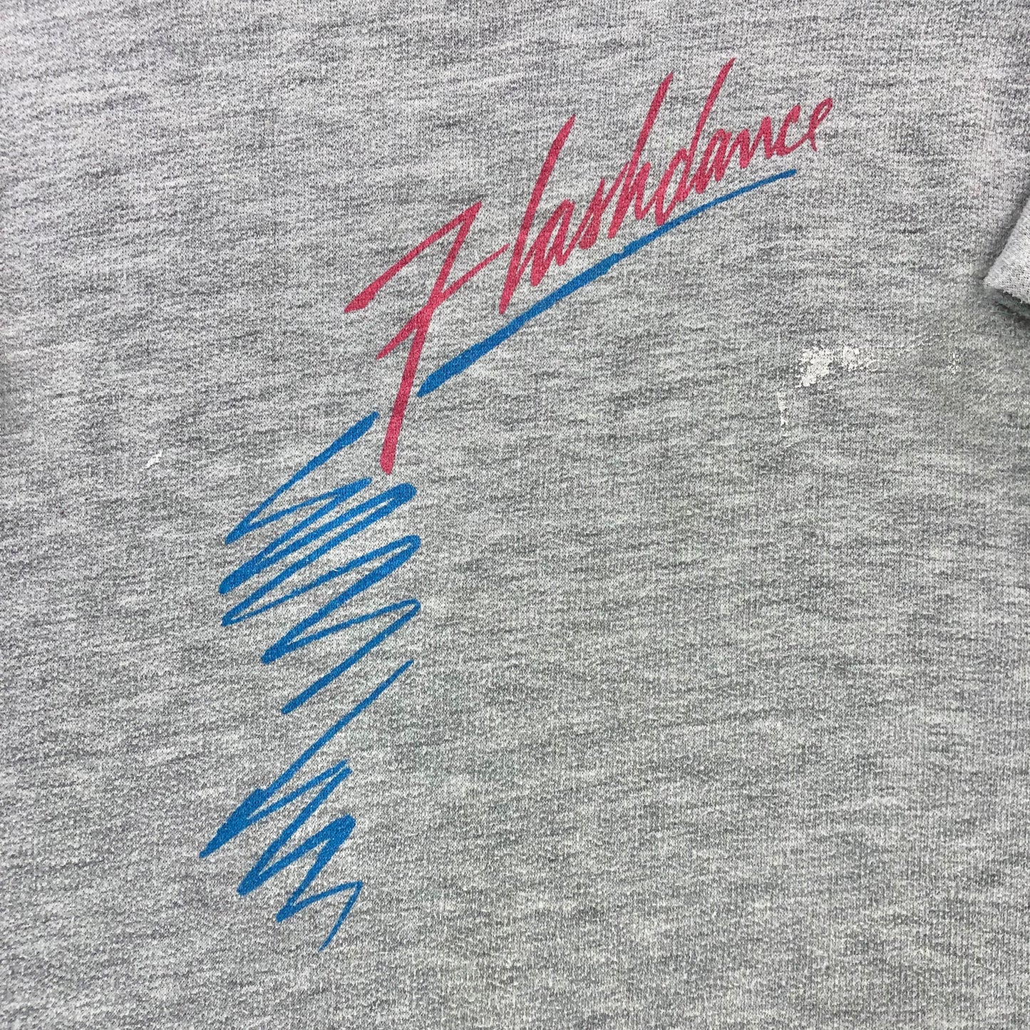 Vintage 80s Flashdance Movie Raglan Lightweight Sweatshirt M